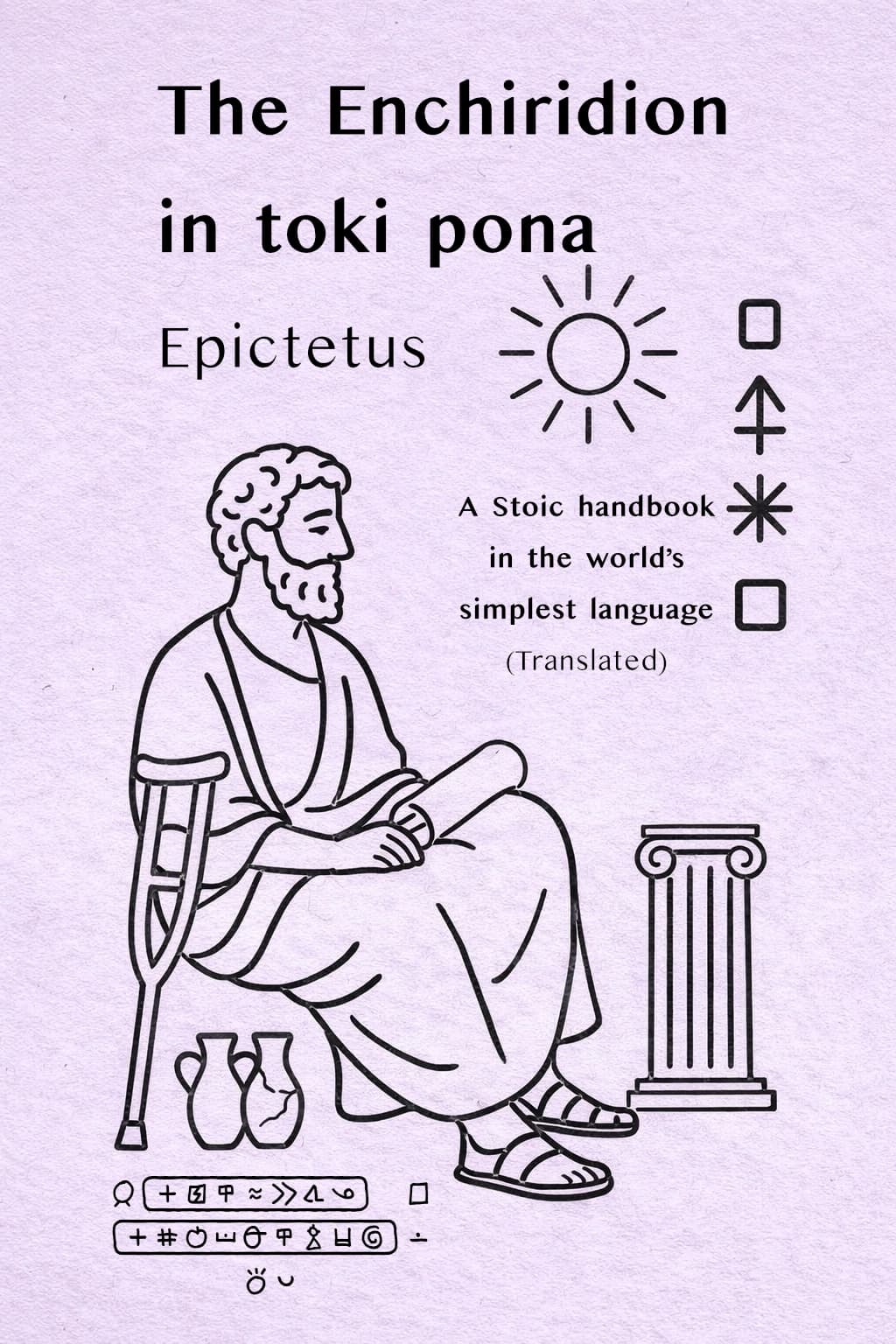 Epictetus: The Enchiridion in toki pona