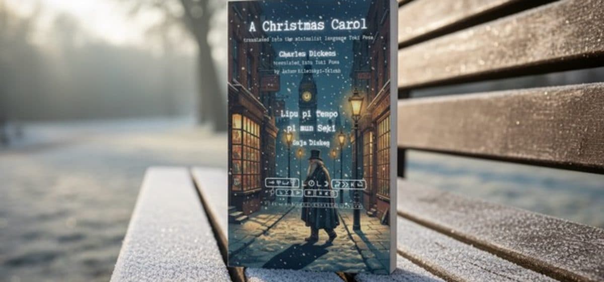 Promo for A Christmas Carol — in Toki Pona: Translated into the minimalist language Toki Pona